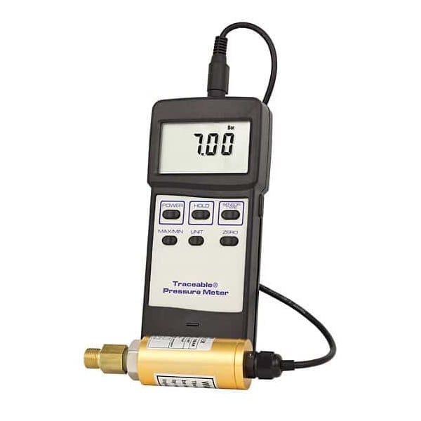 Traceable Pressure/Vacuum Gauge with Cal